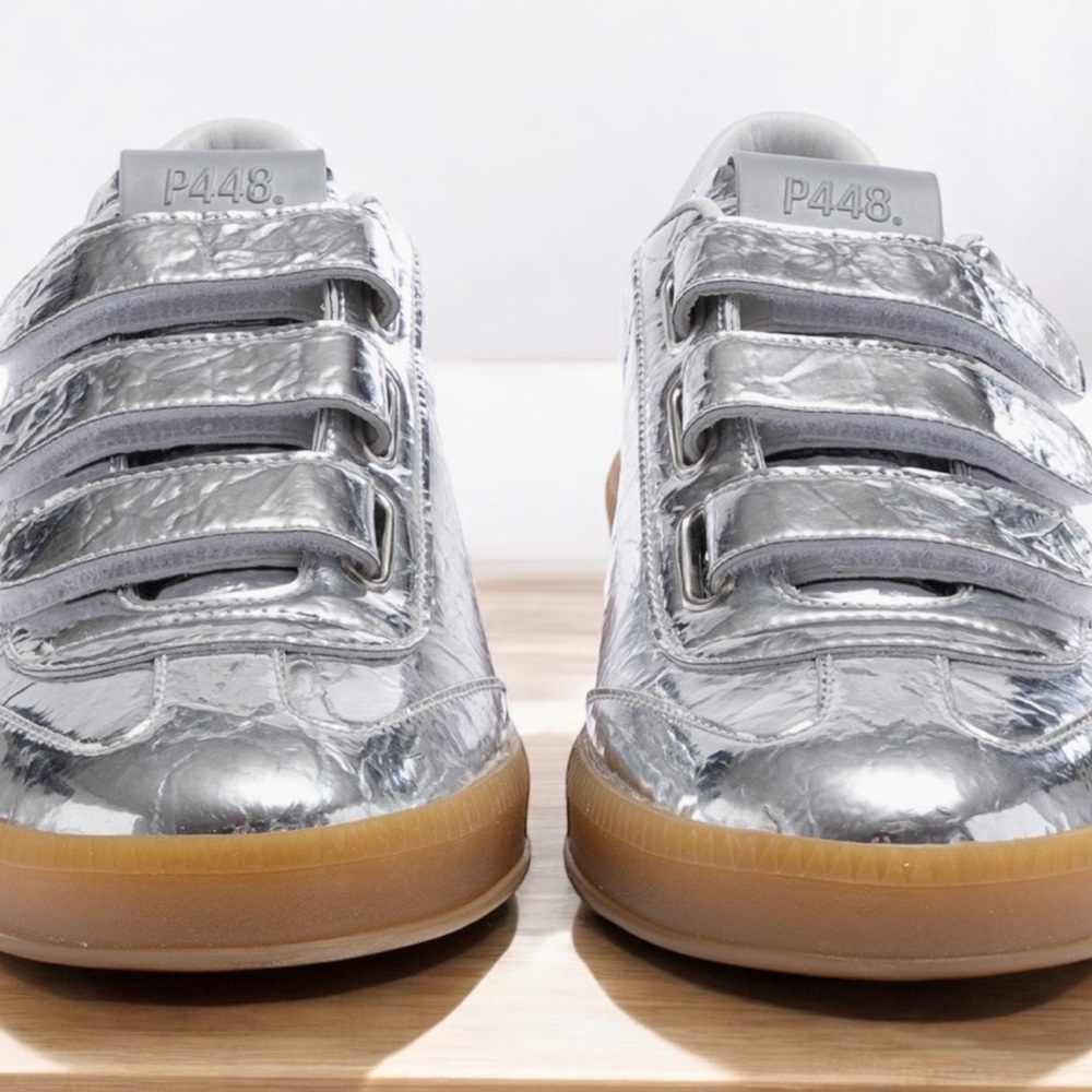 P448 | Monza Sneaker | Size 39 | Silver